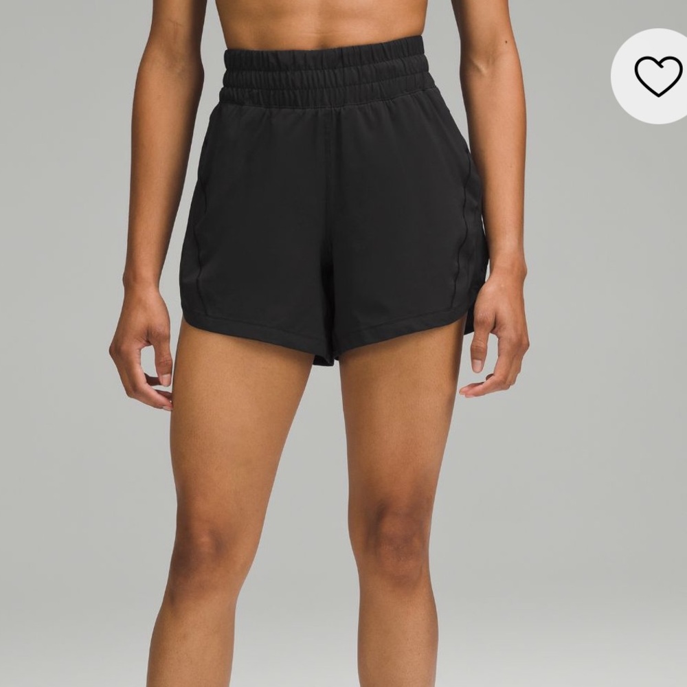 Lululemon Track That High-Rise Lined Short 5’’ Size 16